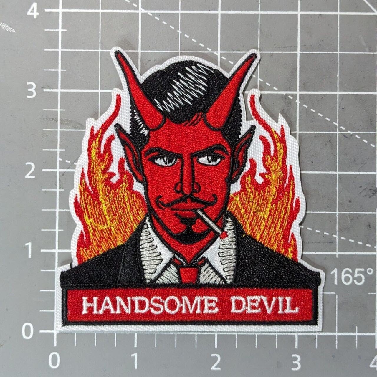 Amazon.com: Handsome Devil Patch | Satan Lucifer Devilish Dandy
